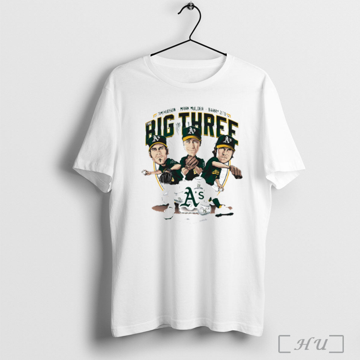 Officials Tim Hudson Mark Mulder Barry Zito The Big Three T Shirt