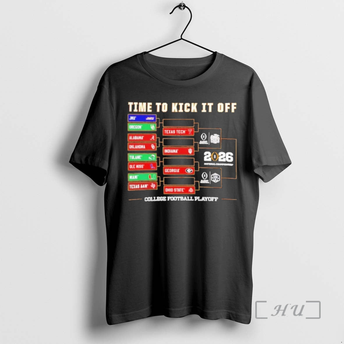 Officials Time To Kick It Off 2025 26 Cfp Bracket T-Shirts, Hoodie, Sweatshirt | PureTeeCo.com