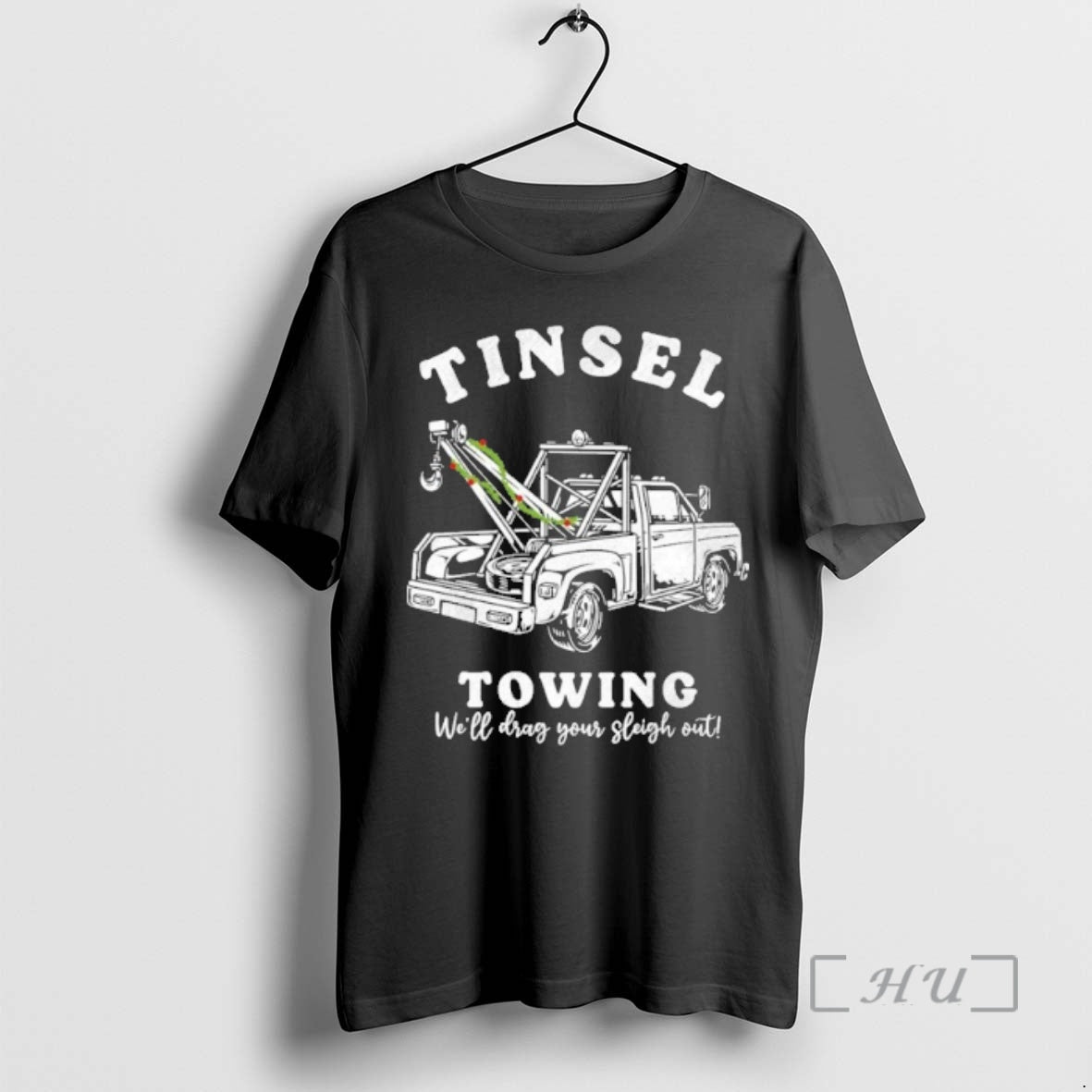 Officials Tinsel Towing Well Drag The Sleigh Out T-Shirts, Hoodie, Sweatshirt | PureTeeCo.com