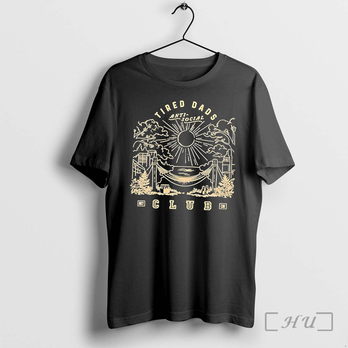 Officials Tired Dads Anti Social Club Vintage Tee