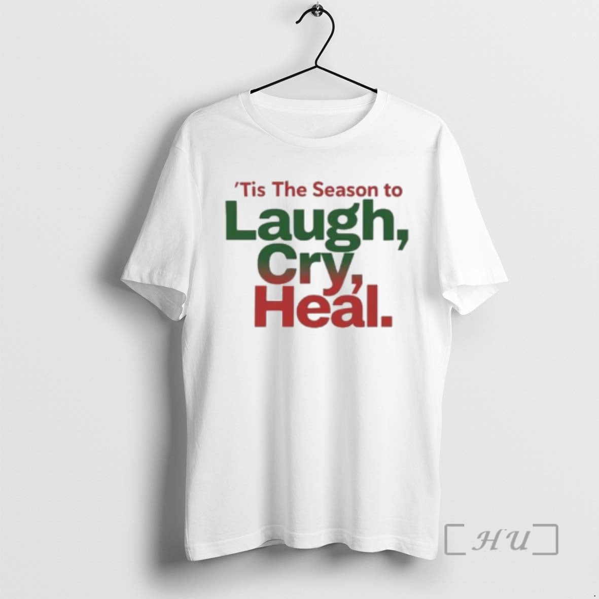 Officials Tis The Season To Laugh Cry Heal Circle White T-Shirts, Hoodie, Sweatshirt | PureTeeCo.com