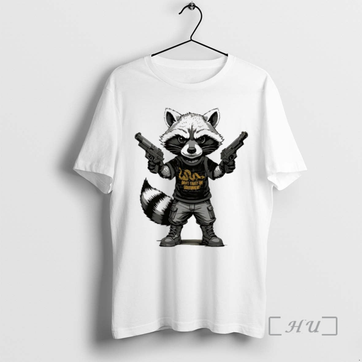Officials Trash Panda With Gun Doesnt Trust The Government T-Shirts, Hoodie, Sweatshirt | PureTeeCo.com
