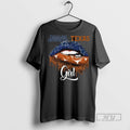 Officials Trending Dallas Cowboys X Texas Longhorns Girl Lips 2025 Long Sleve T Shirt