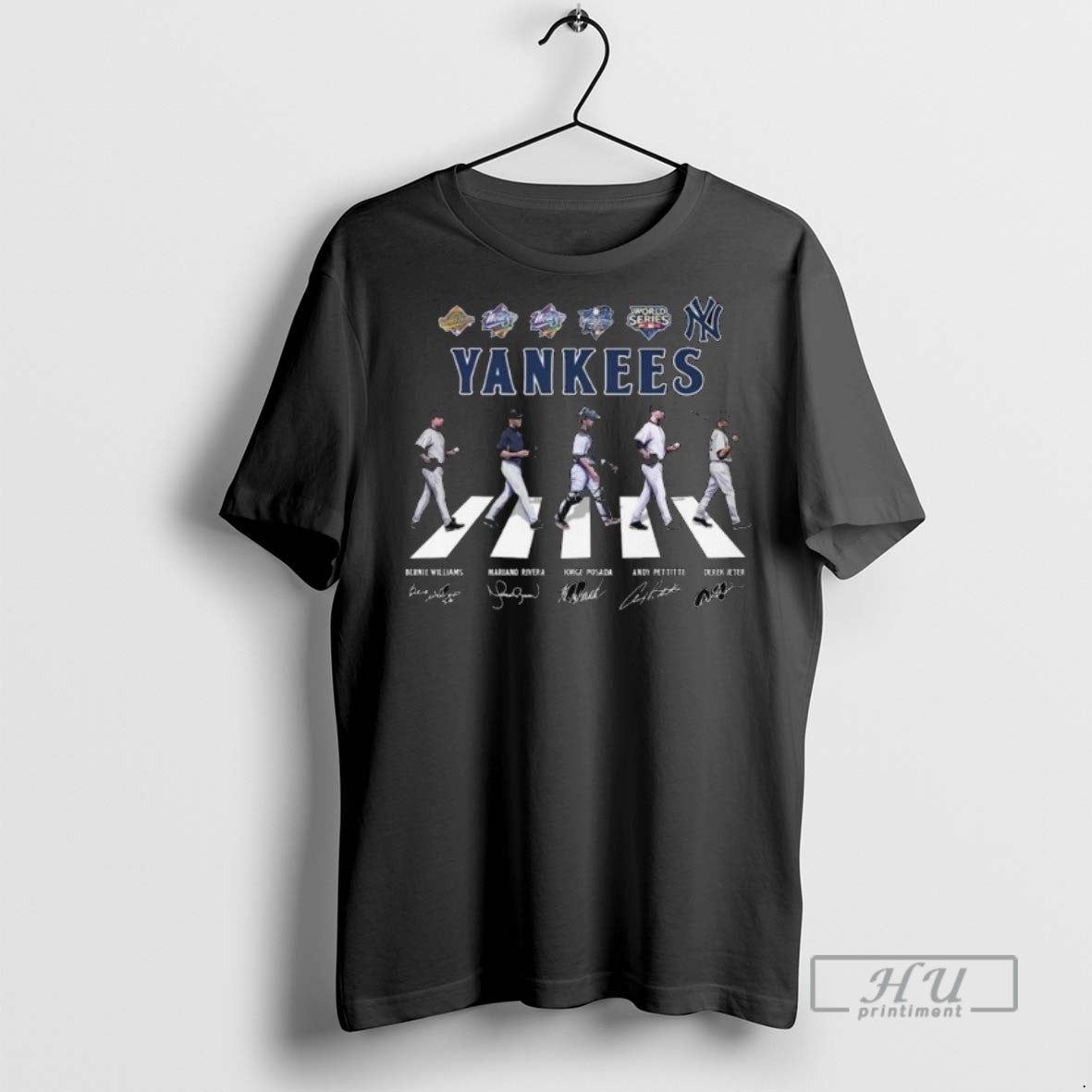 Officials Trending New York Yankees Abbey Road Singatures 2025 Long Sleve T Shirt