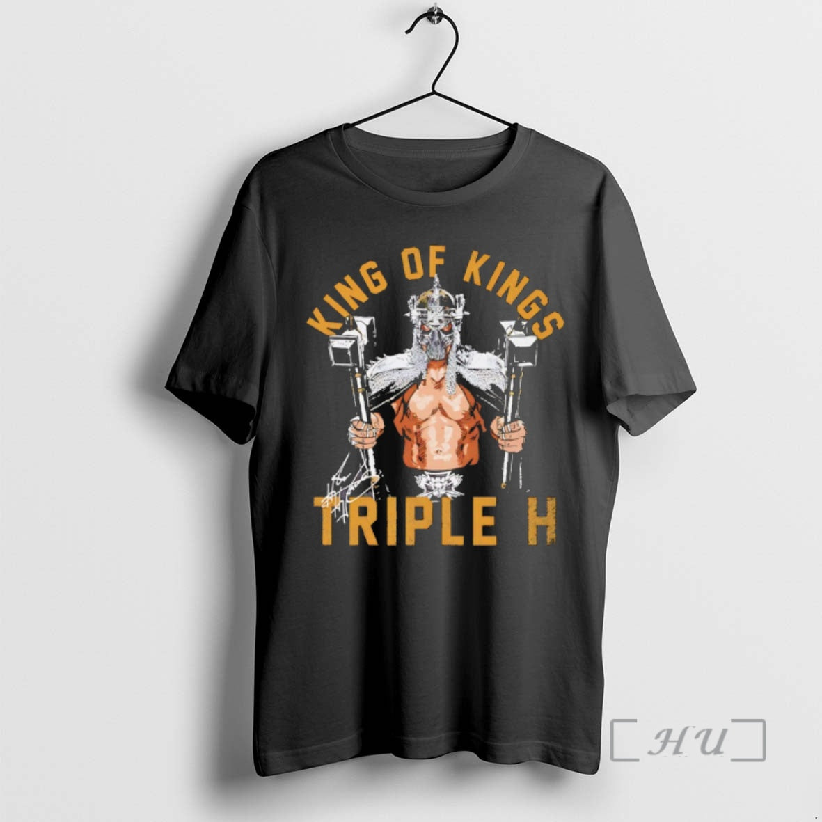 Officials Triple H King Of Kings Signature T-Shirts, Hoodie, Sweatshirt | PureTeeCo.com