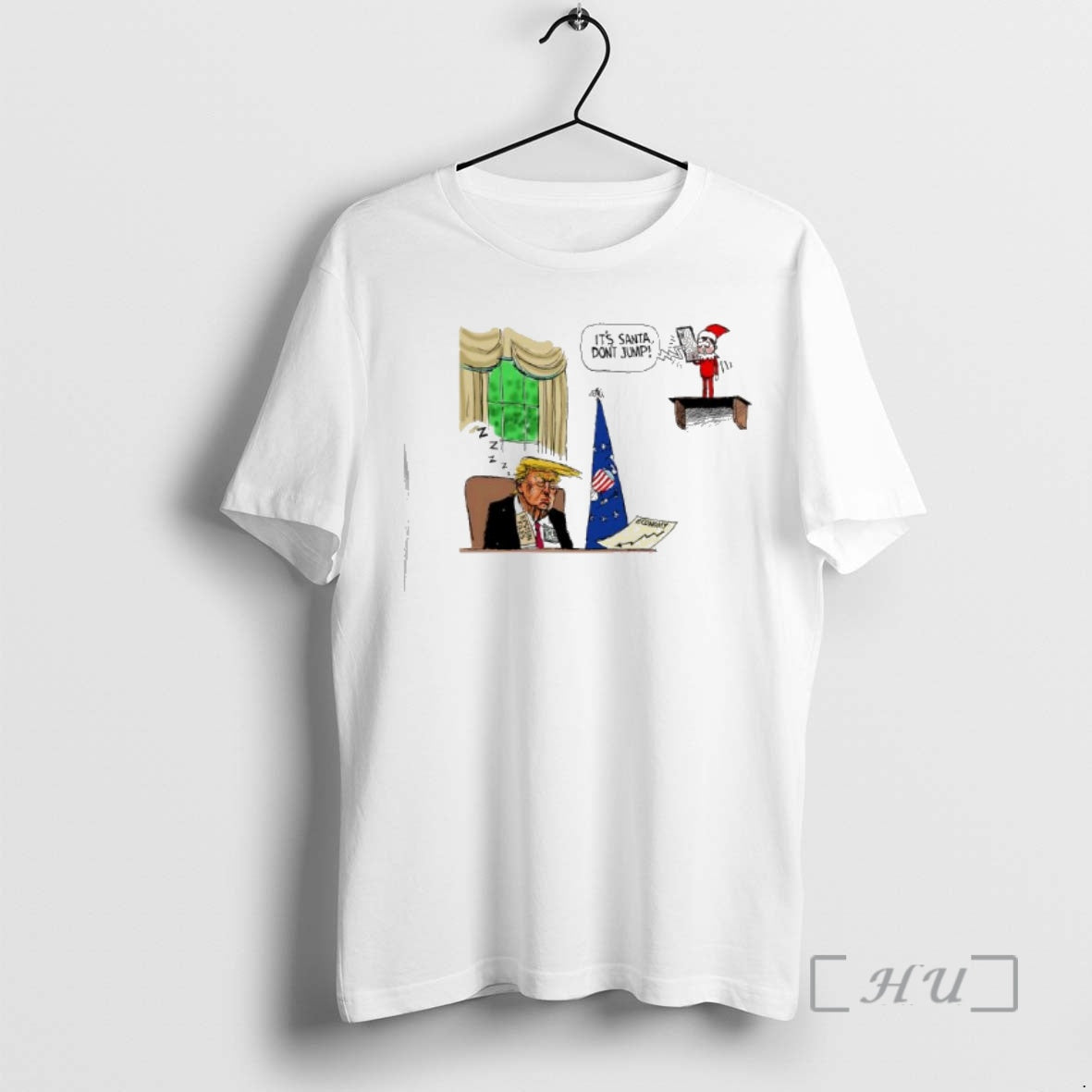 Officials Trump Its Santa Dont Jump Economy T-Shirts, Hoodie, Sweatshirt | PureTeeCo.com
