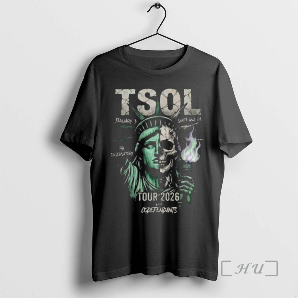Officials Tsol Band Tour 2026 At The Observatory Santa Ana California On January 3 2026 T-Shirts, Hoodie, Sweatshirt