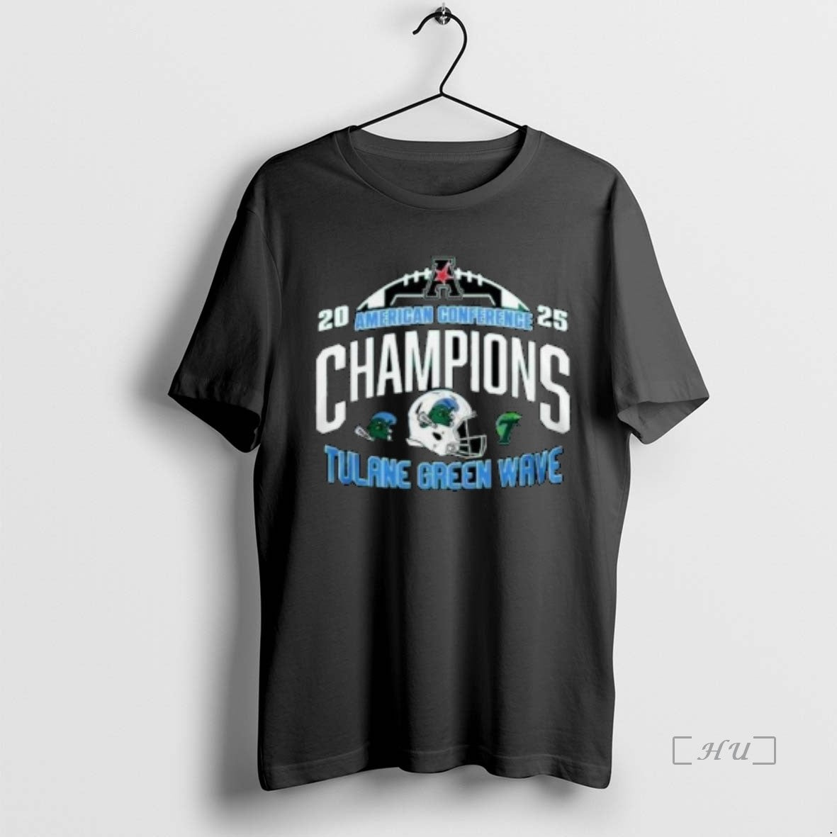 Officials Tulane Green Wave 2025 American Football Champions Helmet Circle Black Premium T Shirts Sweater Hoodie, Sweatshirt