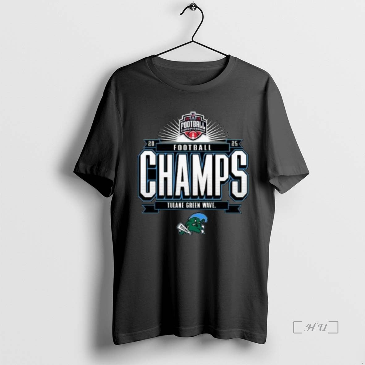 Officials Tulane Green Wave 2025 The American Football Champions Locker Room Circle Black Premium T-Shirts, Hoodie,...
