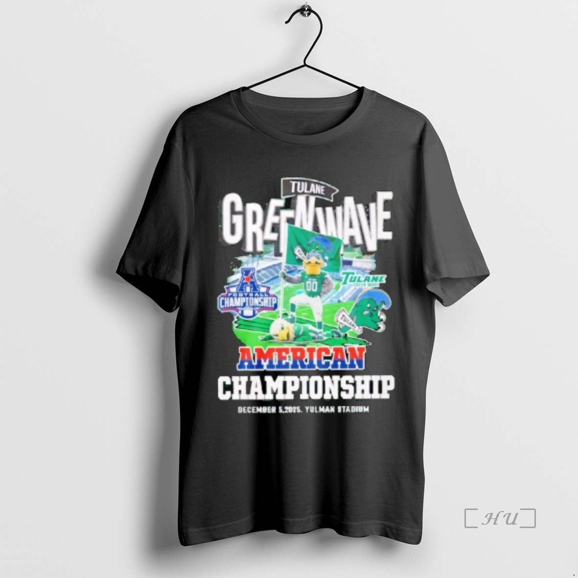 Officials Tulane Green Wave American Championship December 5 2025 T-Shirts, Hoodie, Sweatshirt | PureTeeCo.com