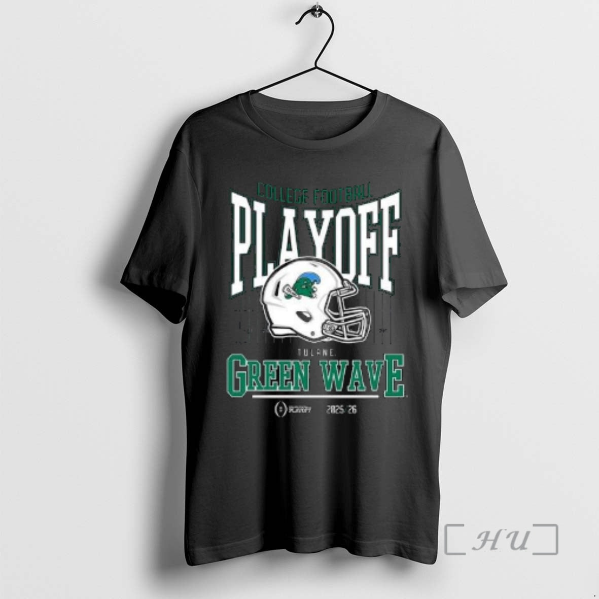 Officials Tulane Green Wave College Football Playoff Helmet 2025 Circle Black Premium T Shirts Sweater Hoodie, Sweatshirt