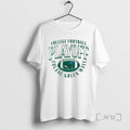 Officials Tulane Green Wave Football 2025 College Football Playoff Curve Circle White Premium T Shirts Hoodie, Sweatshirt