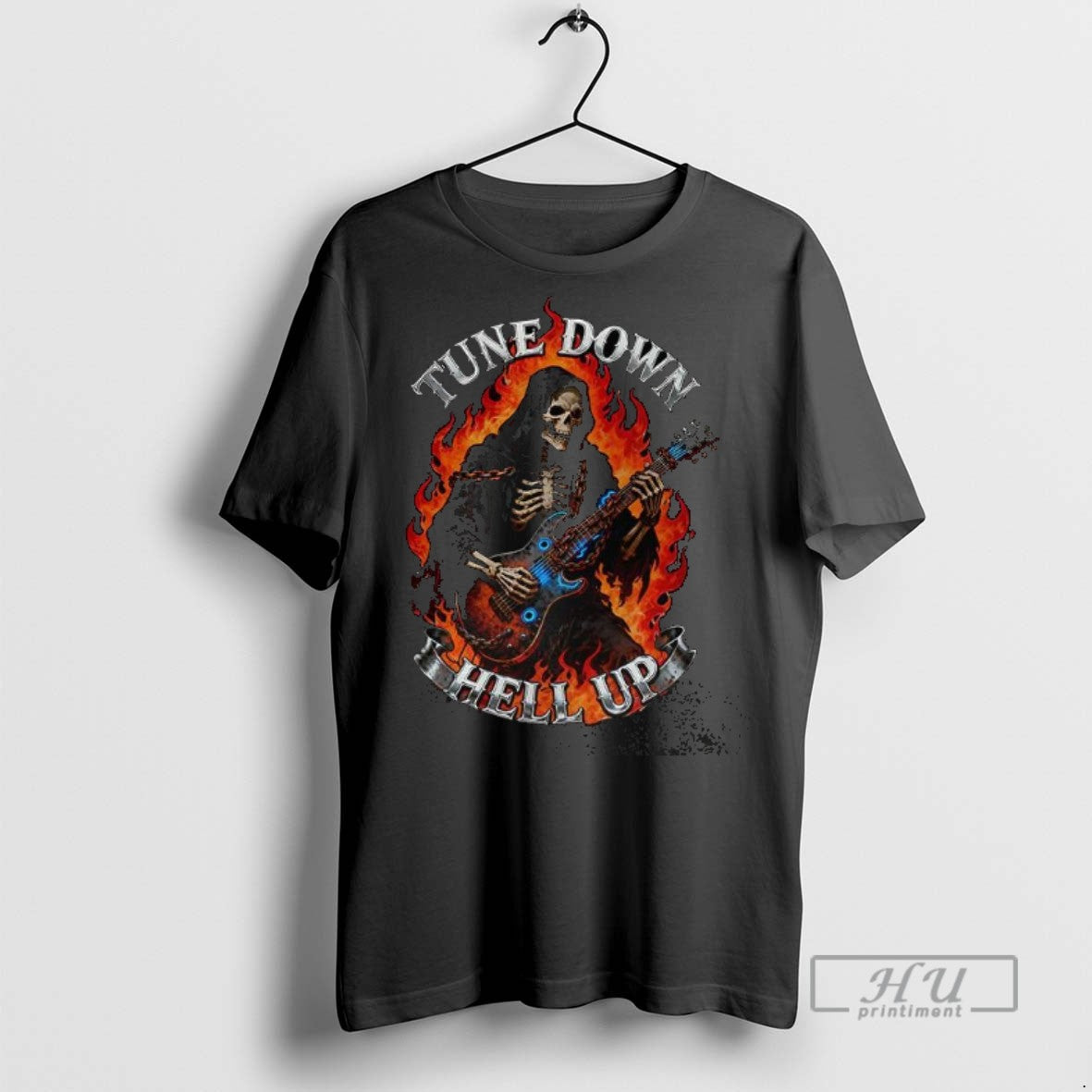 Officials Tune Down Hell Up Skeleton T Shirt