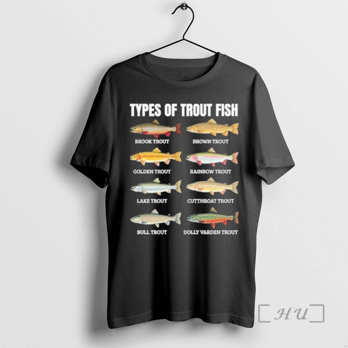 Officials Types Of Trout Fish T-Shirts, Hoodie, Sweatshirt | PureTeeCo.com