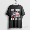 Officials Us Flag Red White And Blue Collar Truck T-Shirts, Hoodie, Sweatshirt | PureTeeCo.com