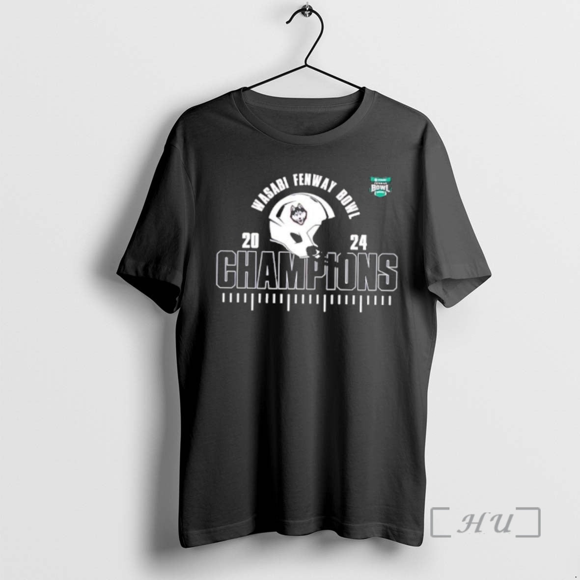 Officials Uconn Huskies Is The 2024 Wasabi Fenway Bowl Champions T-Shirts, Hoodie, Sweatshirt | PureTeeCo.com