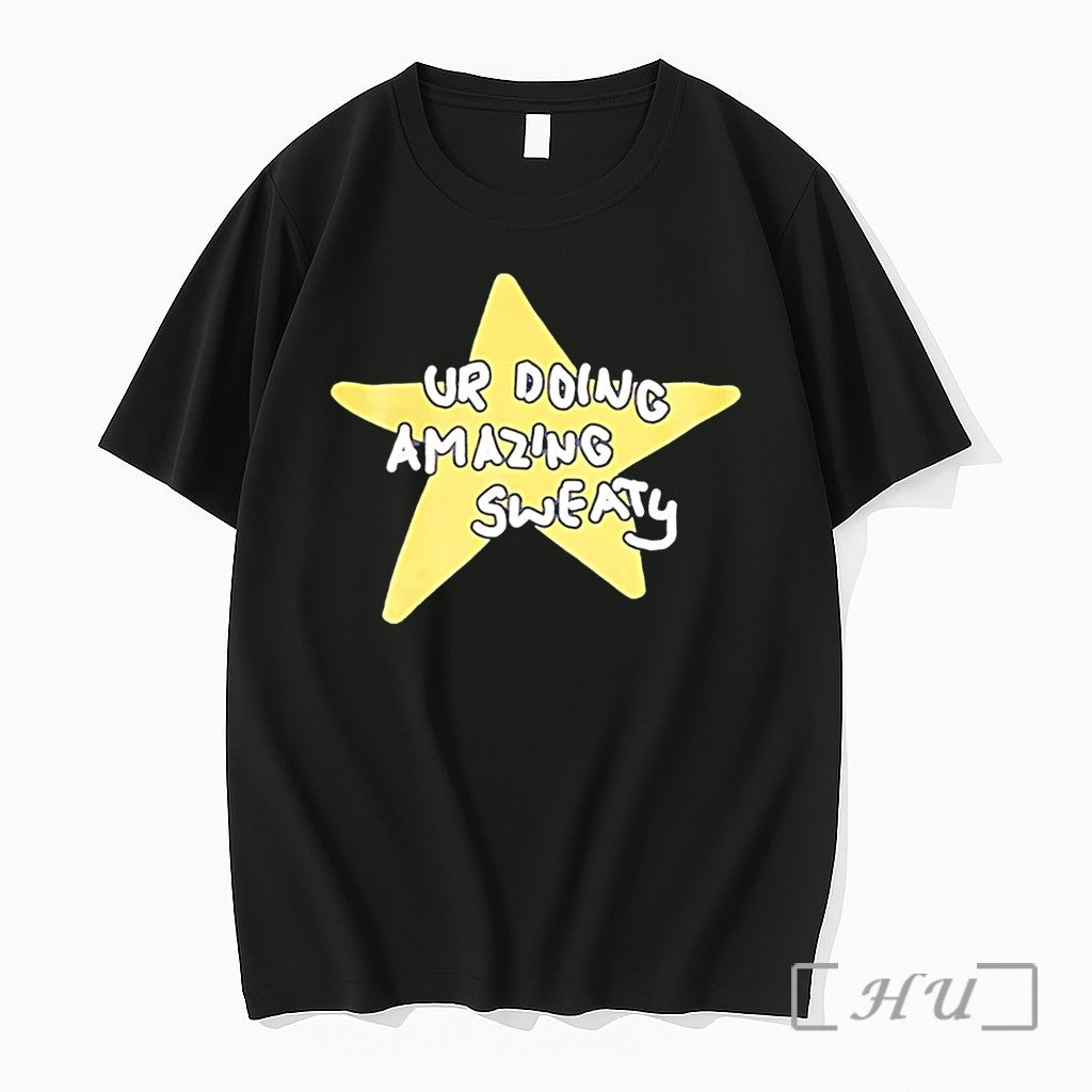 Officials Ur Doing Amazing Sweaty Meme Yellow Star Black