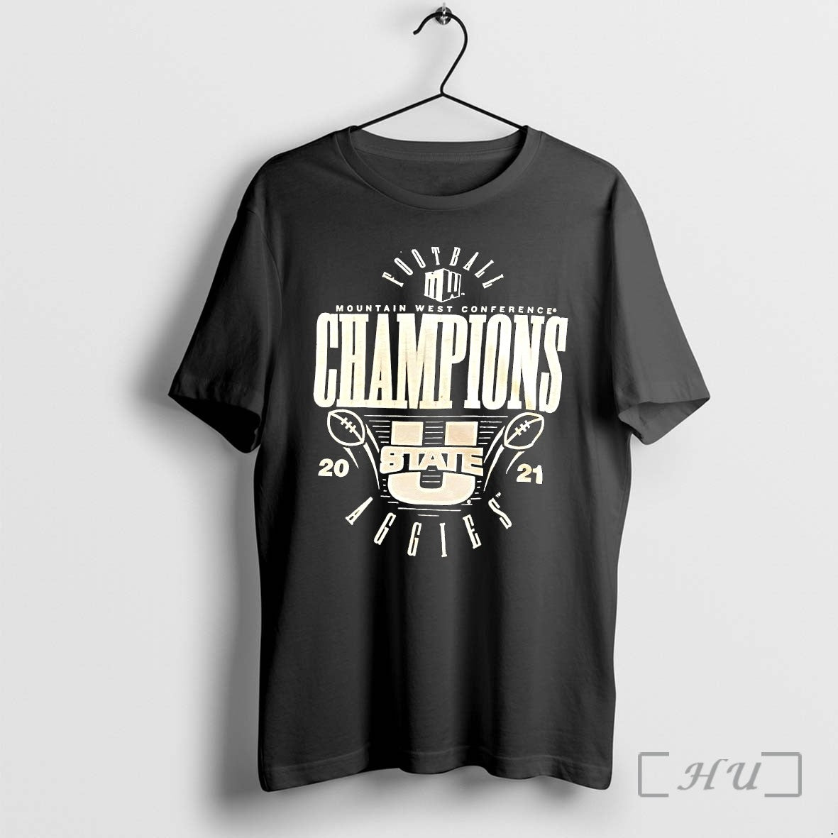 Officials Utah State Aggies Ncaa Football Mountain West Conference Champions 2021 Premium T Shirts Sweater