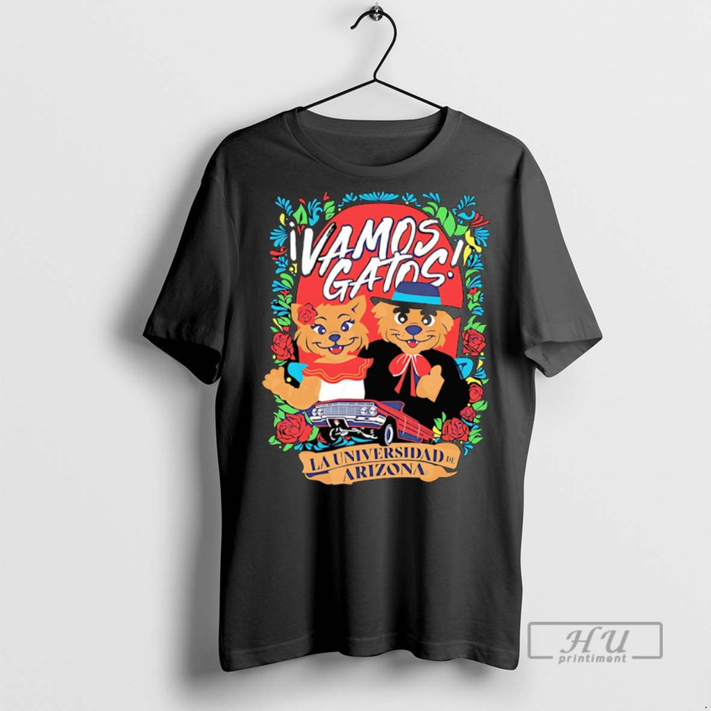Officials Vamos Gatos La Universidad De Arizona T Shirt