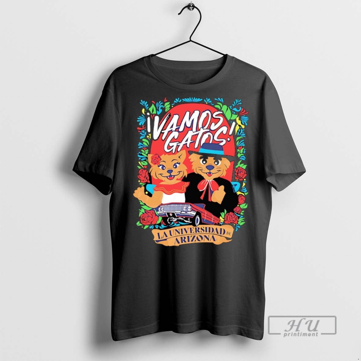 Officials Vamos Gatos La Universidad De Arizona T Shirt