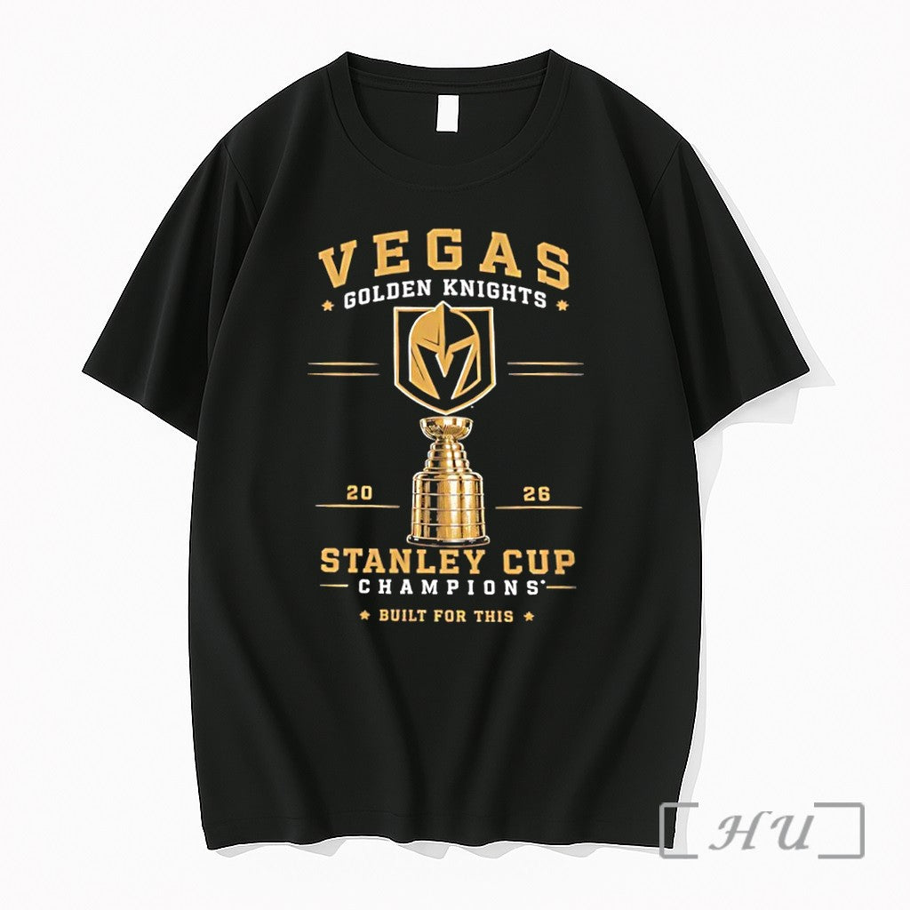 Officials Vegas Golden Knights 2026 Nhl Stanley Cup Champions Built For This Premium T Shirts