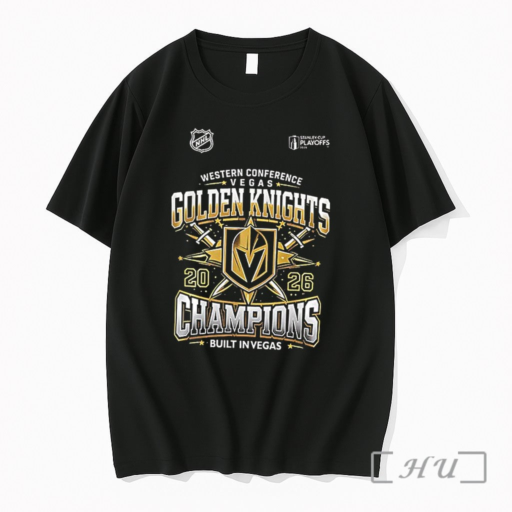 Officials Vegas Golden Knights Western Conference Champions 2026 Nhl Stanley Cup Finals Premium T Shirts
