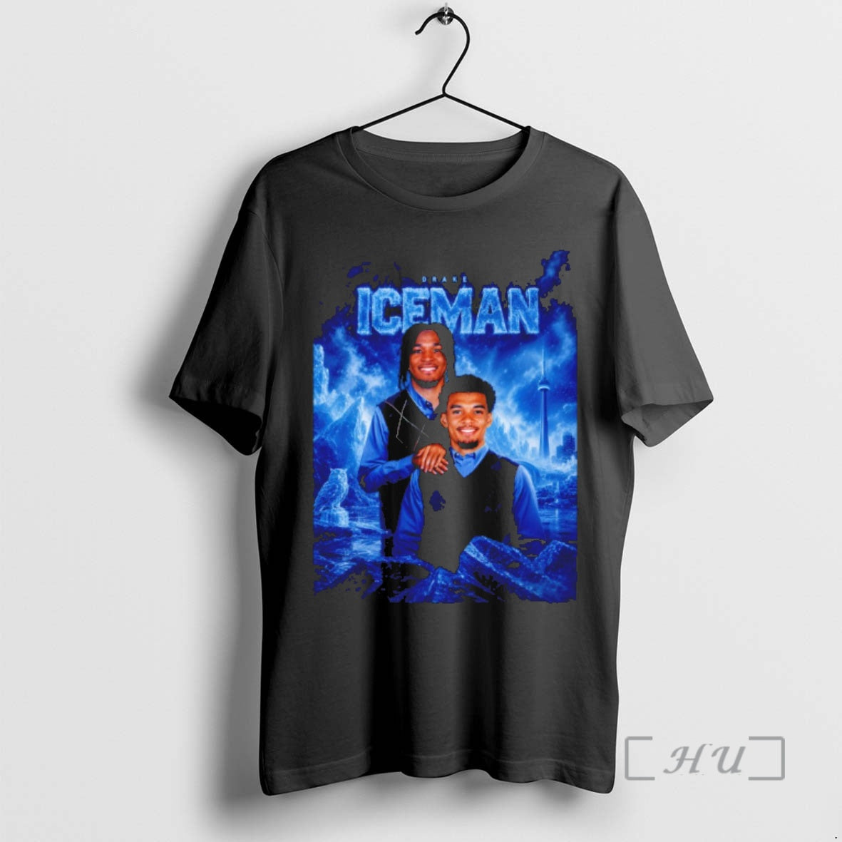 Officials Victor Wembanyama And Stephon Castle X Drake Iceman Step Brother Basketball Premium T Shirts