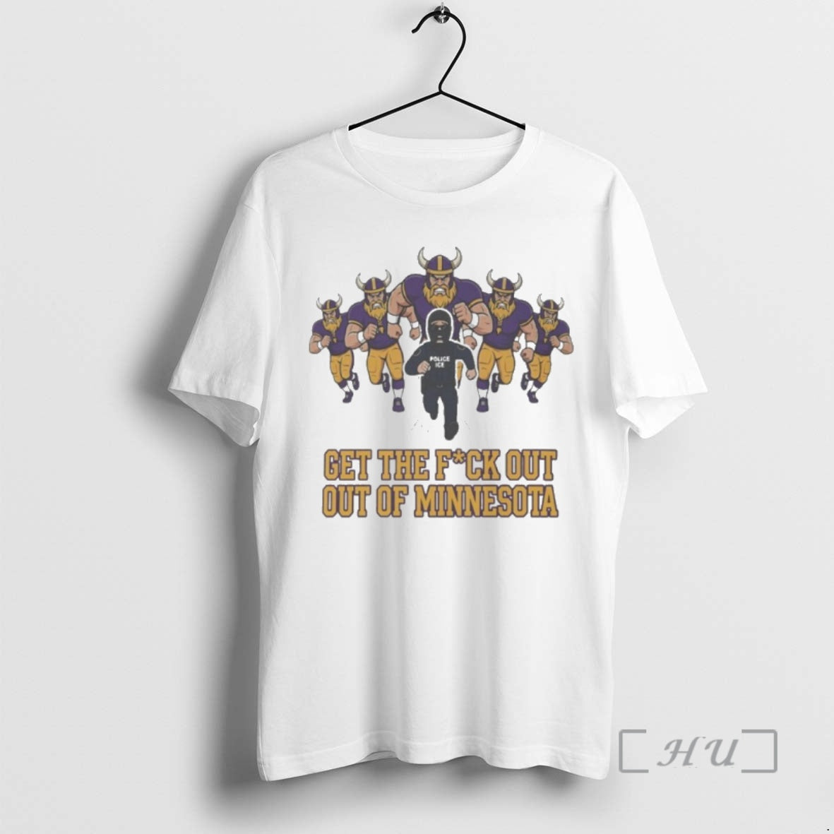 Officials Viral Ice Get The Fuck Out Of Minnesota T-Shirts, Hoodie, Sweatshirt | PureTeeCo.com