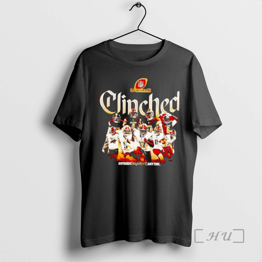 Officials Washington Commanders Clinched Play Offs Take Command Team Players Graphic Premium T Shirts Sweater Hoodie,...