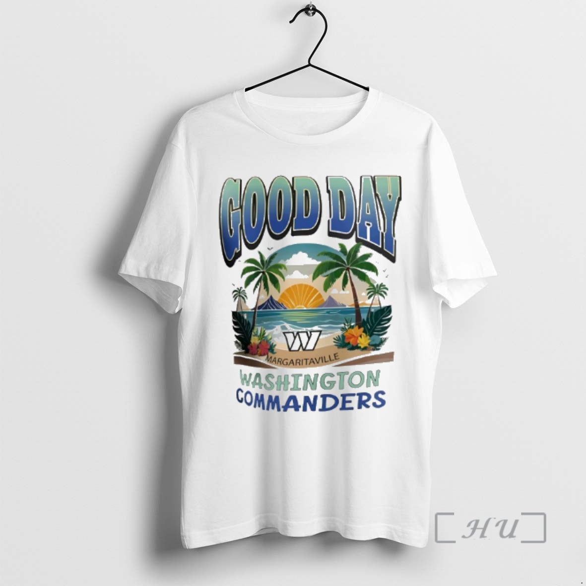 Officials Washington Commanders Margaritaville Yellow Good Day T-Shirts, Hoodie, Sweatshirt | PureTeeCo.com