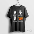 Officials Washington Commanders Nothing Beats Rock Beats Scissors Paper Beats Rock Scissors Beats Paper Premium T-Shirts,...