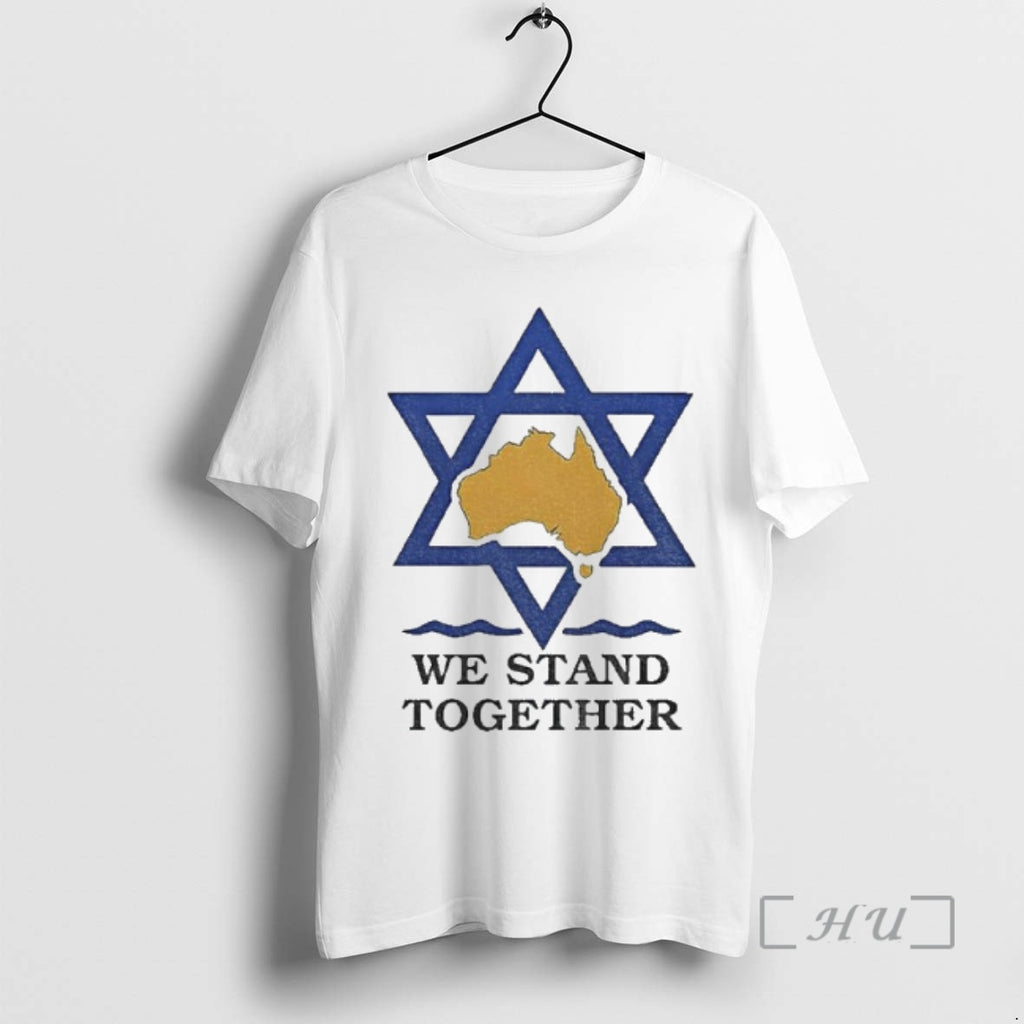 Officials We Stand Together With The Australian Jews T-Shirts, Hoodie, Sweatshirt | PureTeeCo.com
