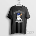 Officials We Stay October Ready Los Angeles Dodgers Baseball Halloween 2025 T Shirt