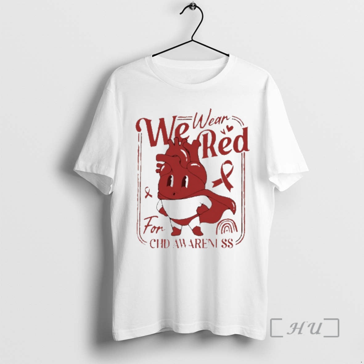 Officials We Wear Red For Chd Awareness T-Shirts, Hoodie, Sweatshirt | PureTeeCo.com