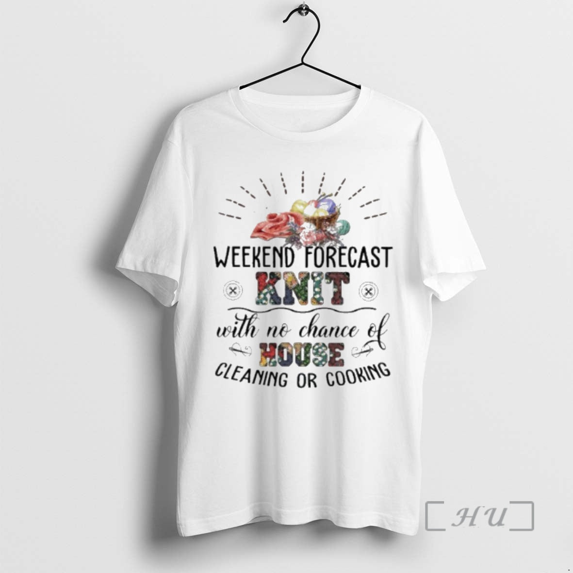 Officials Weekend Forecast Knit With No Chance House Cleaning Or Cooking Premium T Shirts Sweater Hoodie, Sweatshirt