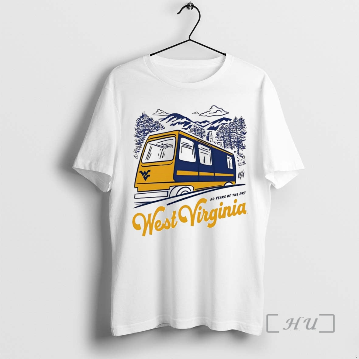 Officials West Virginia Mountaineers 50th Anniversary Prt T-Shirts, Hoodie, Sweatshirt | PureTeeCo.com