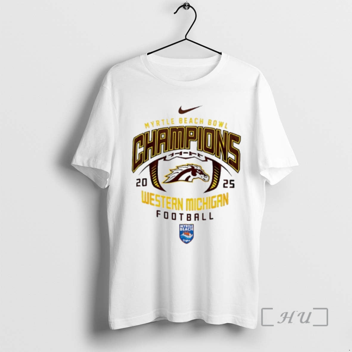 Officials Western Michigan Broncos Myrtle Beach Bowl Champions 2025 T-Shirts, Hoodie, Sweatshirt | PureTeeCo.com
