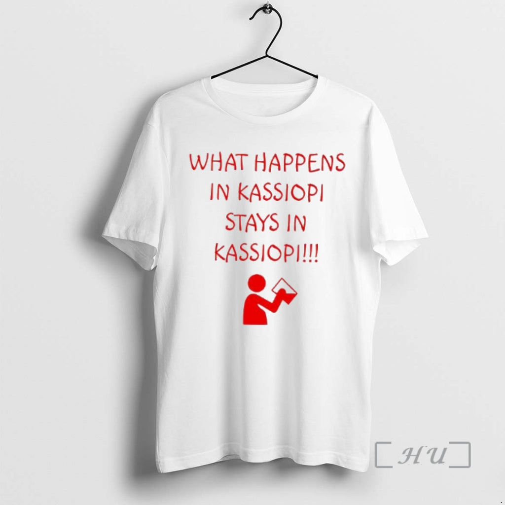 Officials What Happens In Kassiopi Stays In Kassiopi Icon Woman T-Shirts, Hoodie, Sweatshirt | PureTeeCo.com
