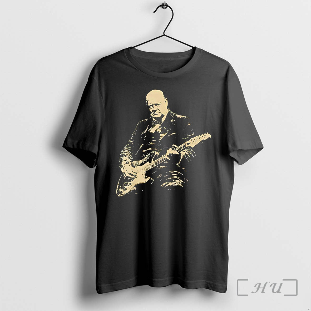 Officials Winston Churchill Playing Electric Guitar Vintage
