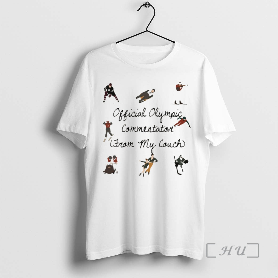 Officials Winter Sports Games Olympic Commantator From My Couch T-Shirts, Hoodie, Sweatshirt | PureTeeCo.com