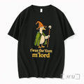 Officials Wizard Duck Twas The Tism Mlord Meme Funny Neurodivergent Fantasy Black Premium T Shirts