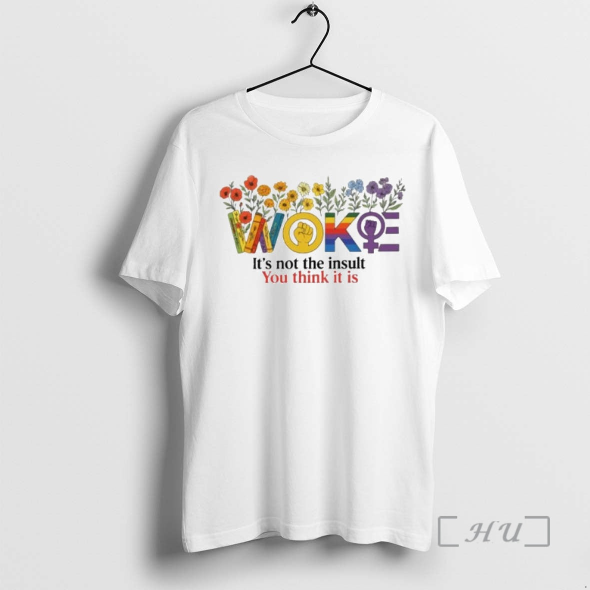 Officials Woke Its Not The Insult You Think It Is Flower Ornaments Premium T Shirts Hoodie, Sweatshirt | PureTeeCo.com