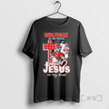 Officials Wolfpack In My Veins Mascot Jesus In My Heart T-Shirts, Hoodie, Sweatshirt | PureTeeCo.com
