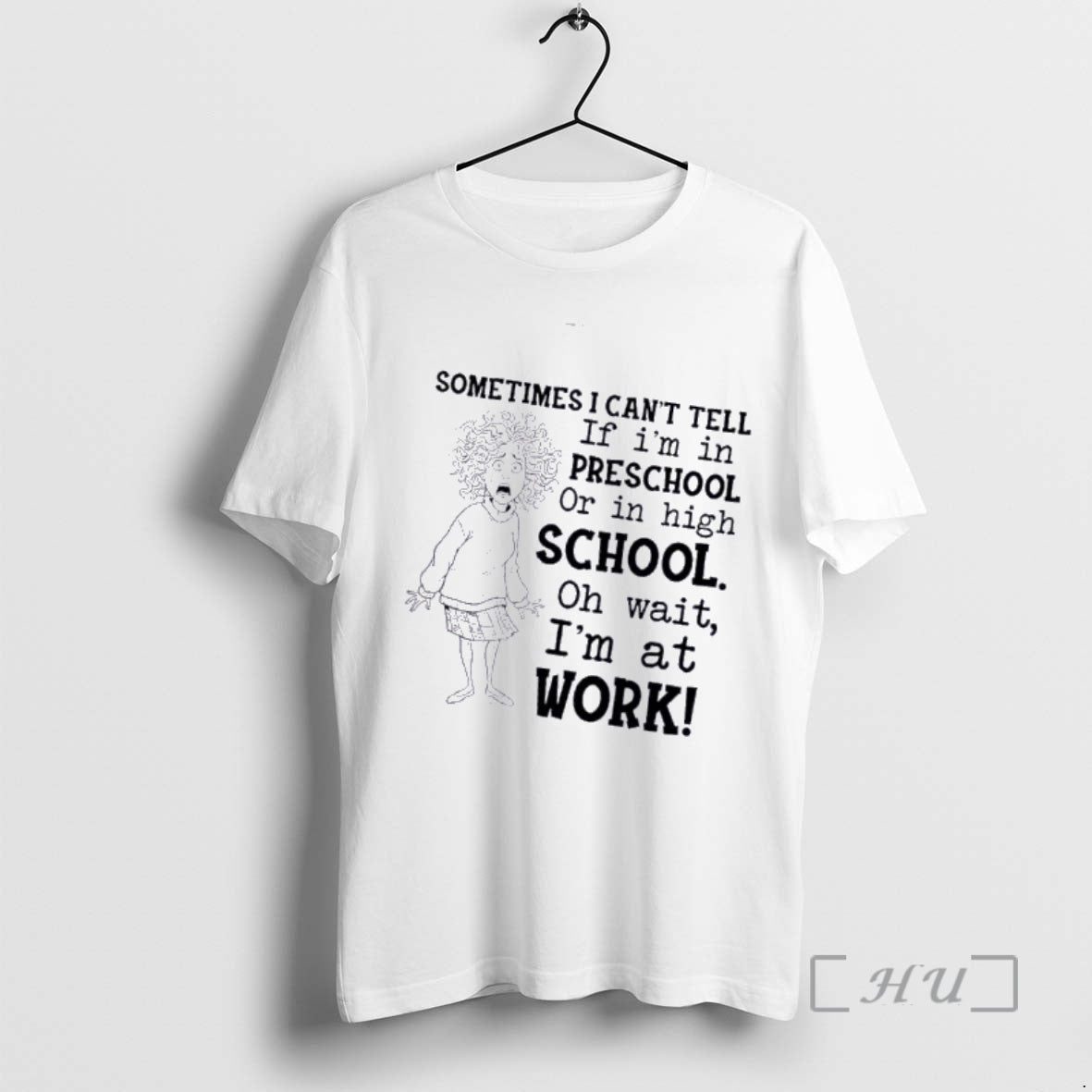 Officials Women Sometimes I Cant Tell If Im In Preschool Or In High School Oh T-Shirts, Hoodie, Sweatshirt | PureTeeCo.com