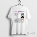 Officials Yaoi Girly Girl Routine Anime T-Shirts, Hoodie, Sweatshirt | PureTeeCo.com