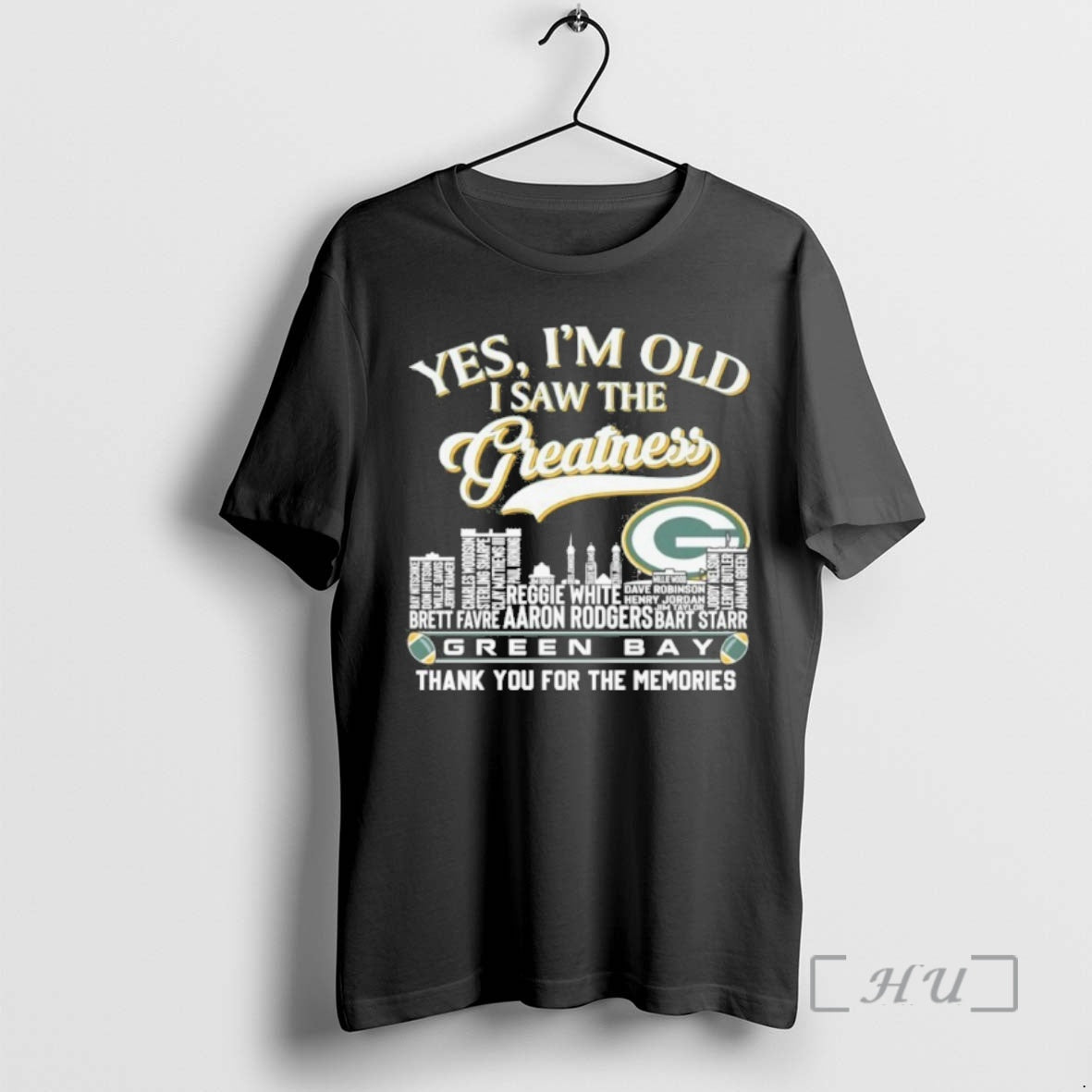 Officials Yes Im Old I Saw The Greatness Typo City Green Bay Thank You For T-Shirts, Hoodie, Sweatshirt | PureTeeCo.com