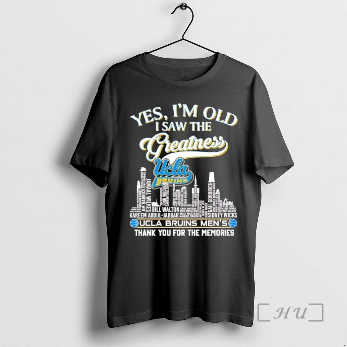 Officials Yes Im Old I Saw The Greatness Ucla Bruins Mens Thank You For The T-Shirts, Hoodie, Sweatshirt | PureTeeCo.com