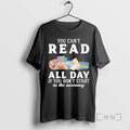 Officials You Cant Read Book All Day If You Dont Start In The Morning Premium T-Shirts, Hoodie, Sweatshirt | PureTeeCo.com