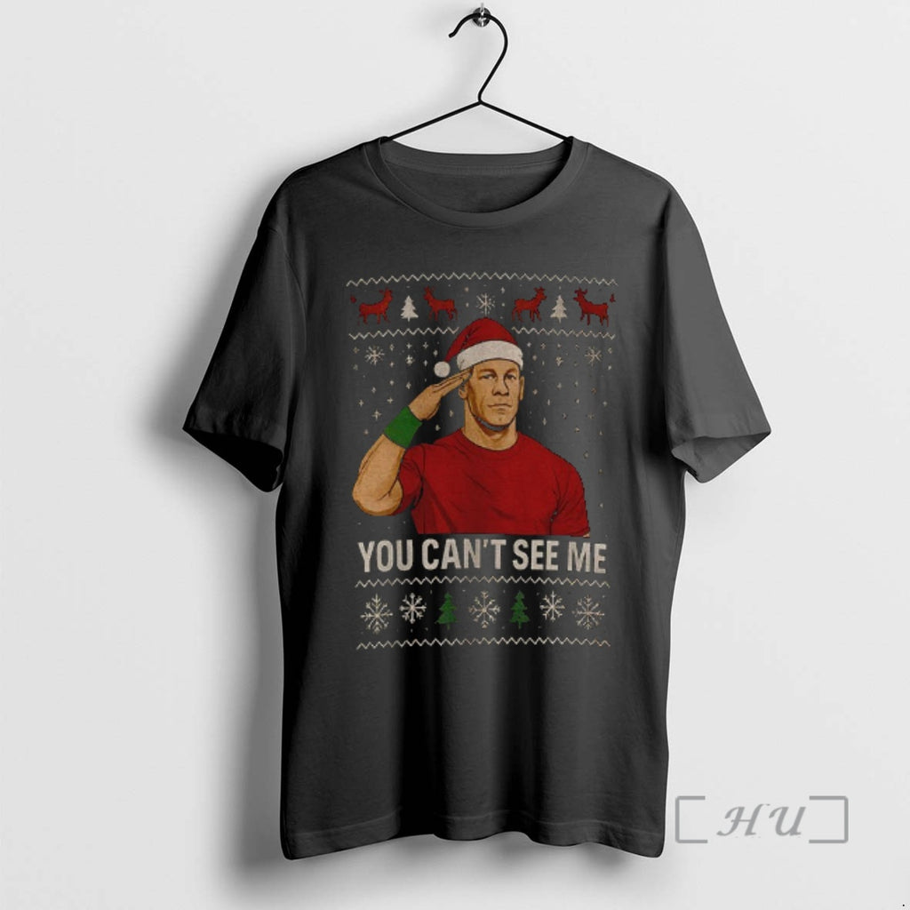 Officials You Cant See Me John Cena Holiday T-Shirts, Hoodie, Sweatshirt | PureTeeCo.com