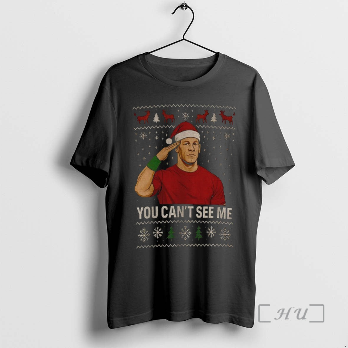 Officials You Cant See Me John Cena Holiday T-Shirts, Hoodie, Sweatshirt | PureTeeCo.com